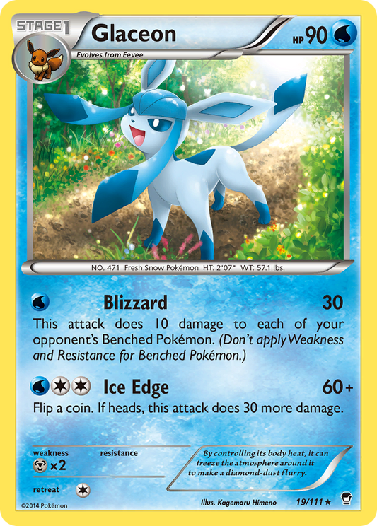 Glaceon - 019/111 - Furious Fists