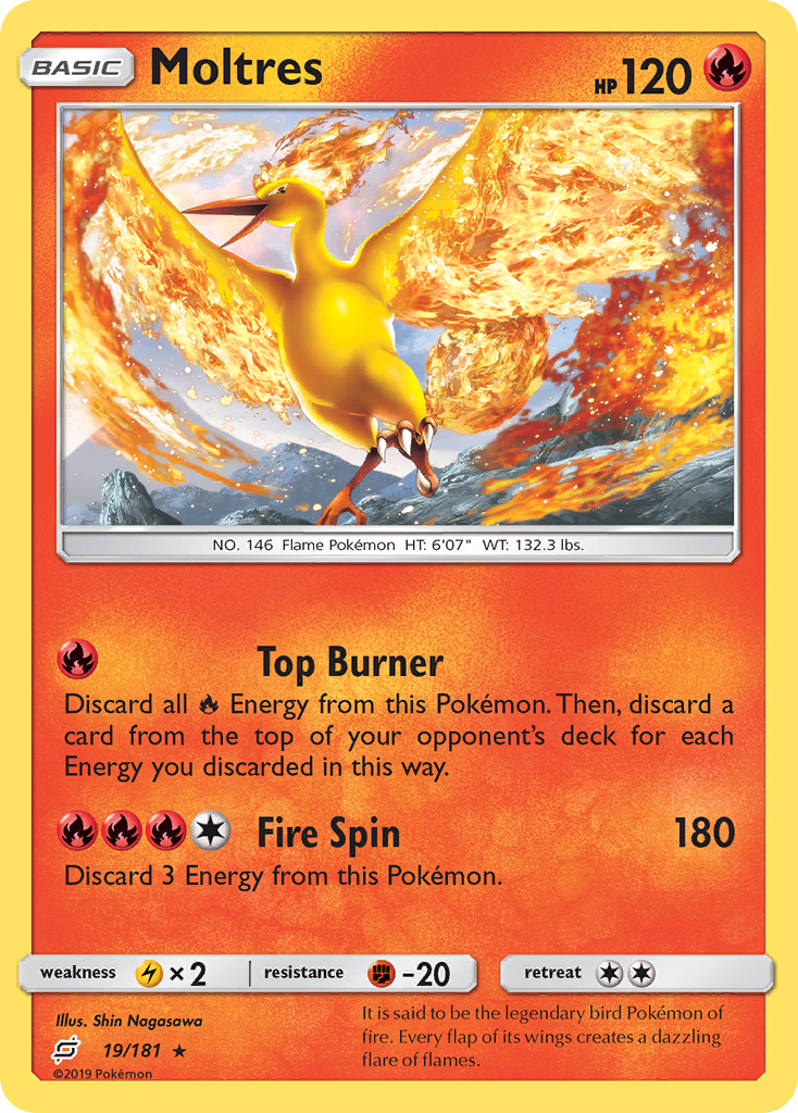 Moltres - 019/181 - Team Up