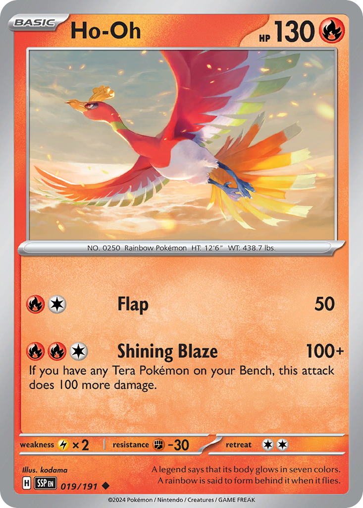 Ho-Oh - 019/191 - Surging Sparks