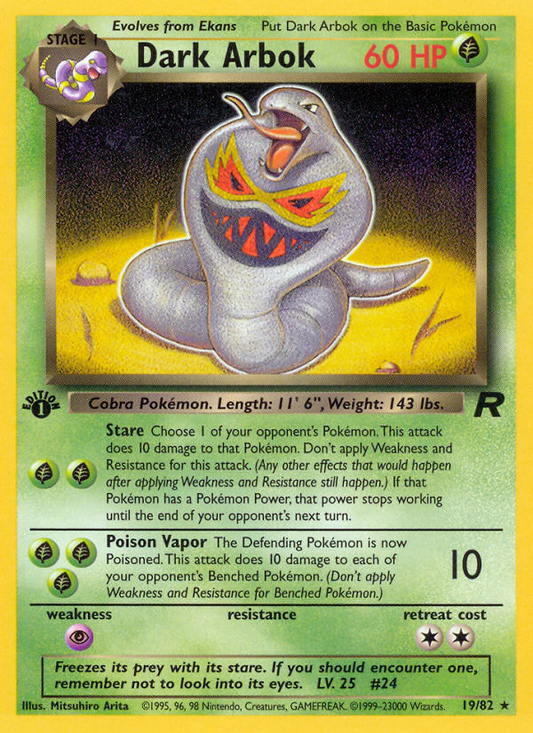 Dark Arbok - 19/82 - Team Rocket