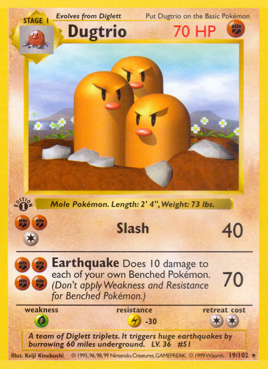 Dugtrio - 019/102 - Base