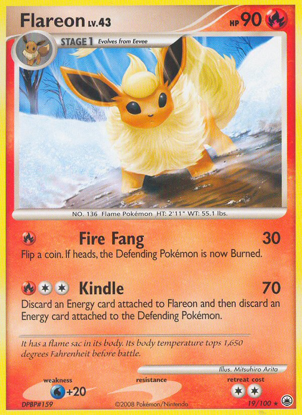 Flareon - 019/100 - Majestic Dawn