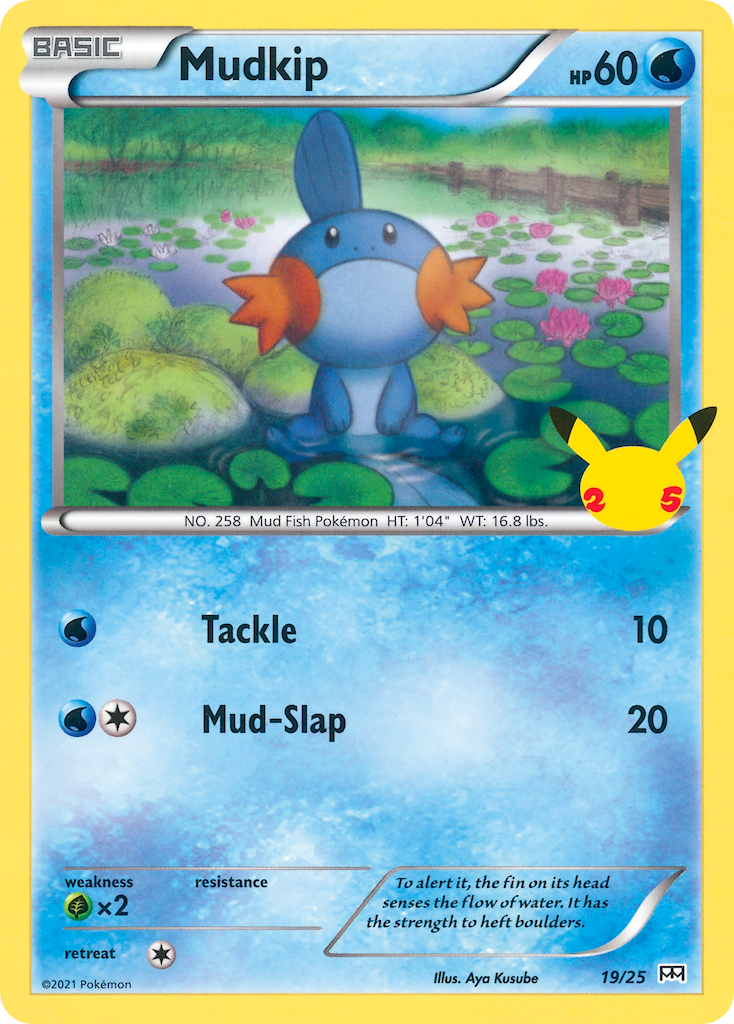 Mudkip - 19/25 - McDonald's Collection 2021