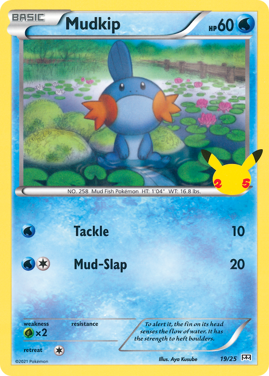 Mudkip - 19/25 - McDonald's Collection 2021