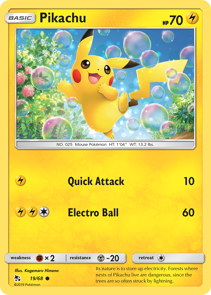 Pikachu - 19/68 - Hidden Fates