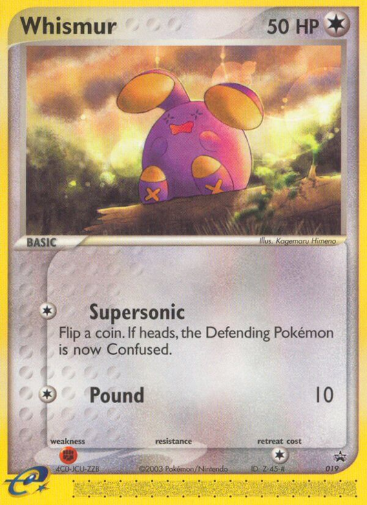 Whismur - 19/40 - Nintendo Black Star Promos