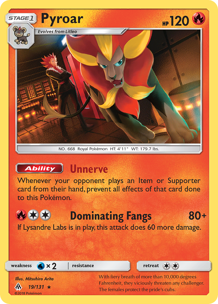 Pyroar - 019/131 - Forbidden Light