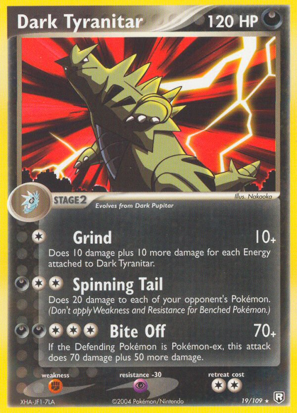 Dark Tyranitar - 019/109 - Team Rocket Returns