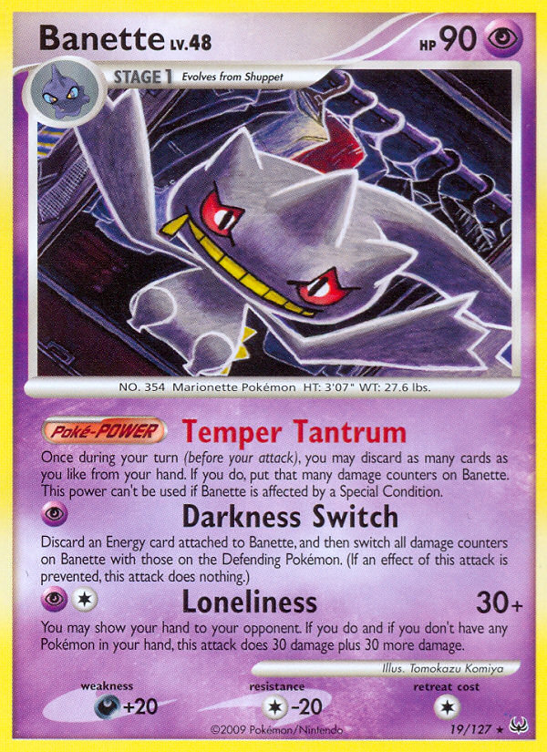 Banette - 019/127 - Platinum