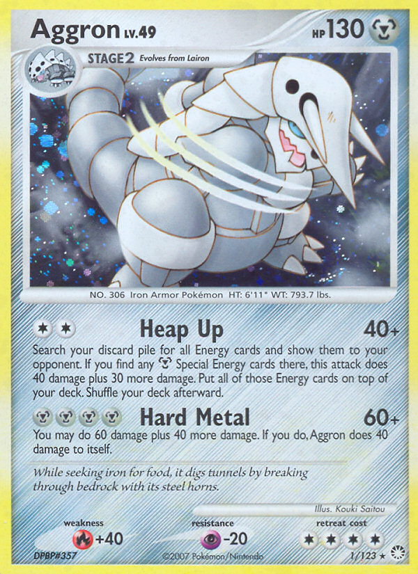 Aggron - 001/123 - Mysterious Treasures