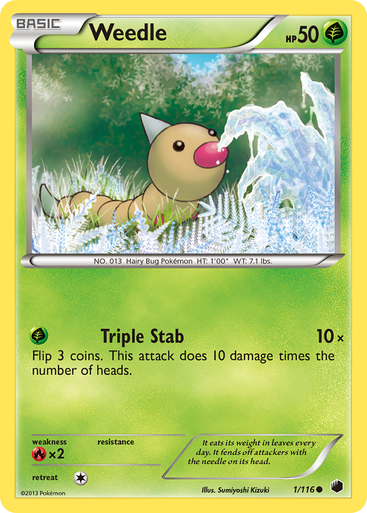 Weedle - 001/116 - Plasma Freeze