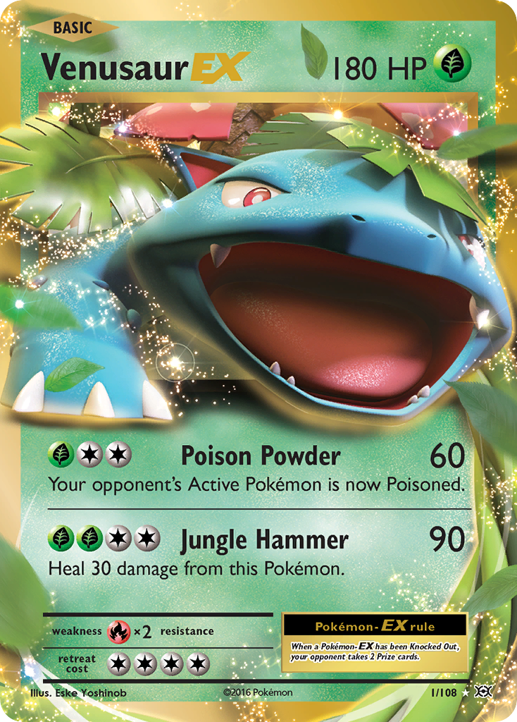 Venusaur-EX - 001/108 - Evolutions