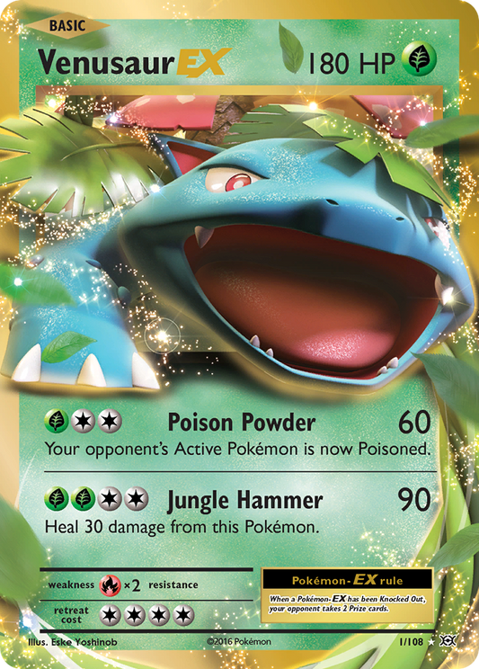 Venusaur-EX - 001/108 - Evolutions