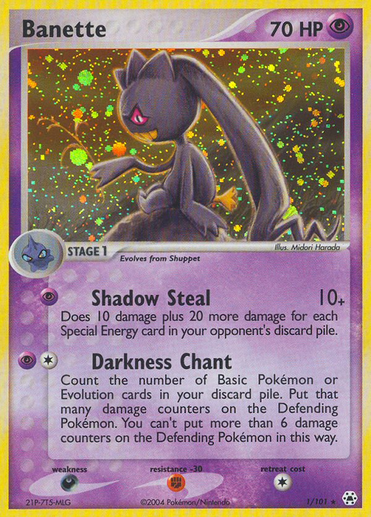 Banette - 001/101 - Hidden Legends