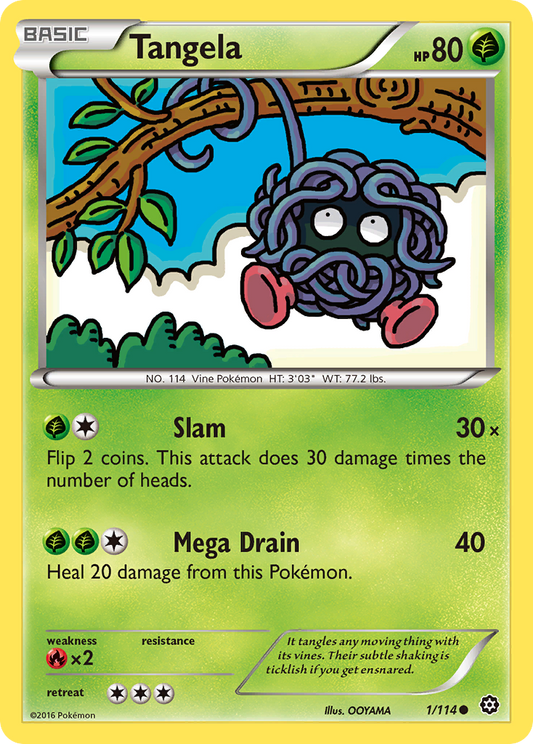 Tangela - 001/114 - Steam Siege