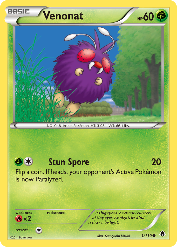 Venonat - 001/119 - Phantom Forces