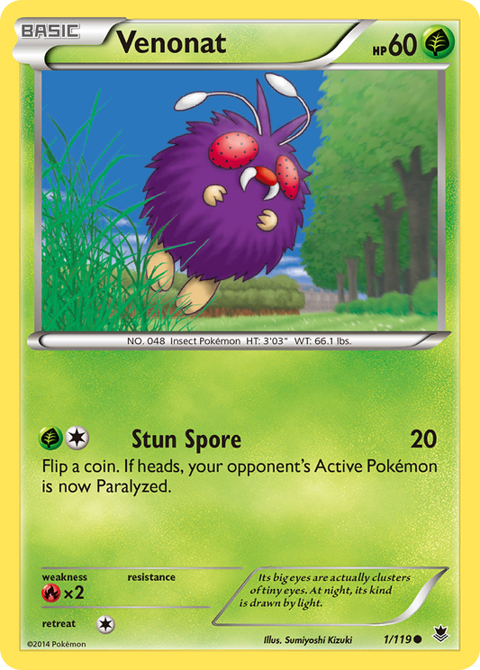 Venonat - 001/119 - Phantom Forces