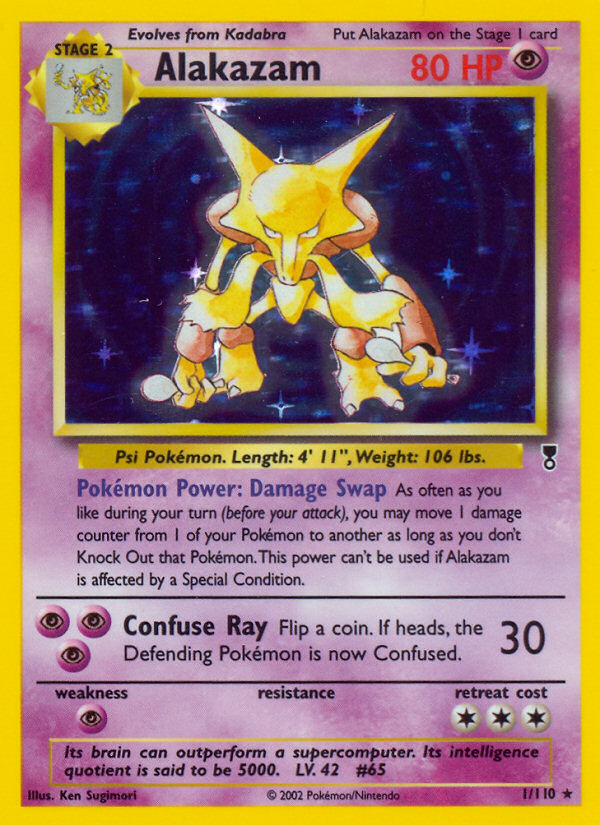 Alakazam - 001/110 - Legendary Collection