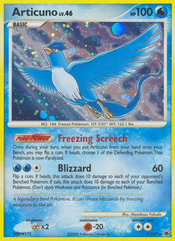 Articuno - 001/100 - Majestic Dawn