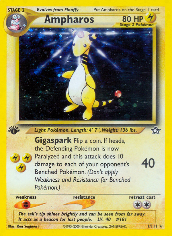 Ampharos - 001/111 - Neo Genesis