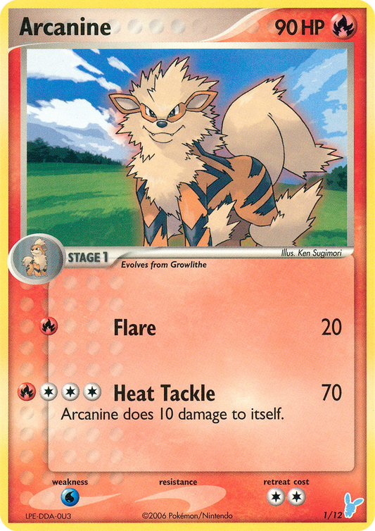 Arcanine - 01/12 - EX Trainer Kit 2 Minun