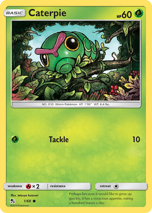 Caterpie - 01/68 - Hidden Fates