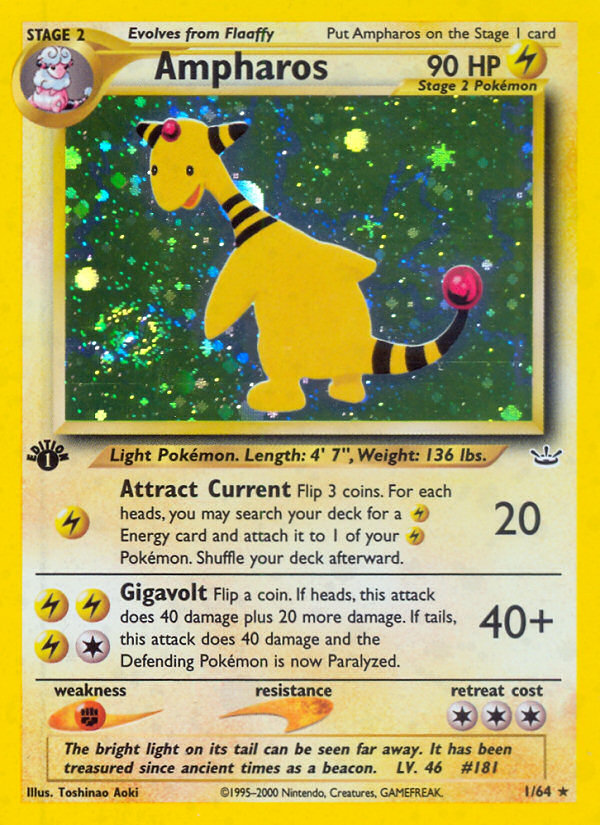 Ampharos - 01/64 - Neo Revelation