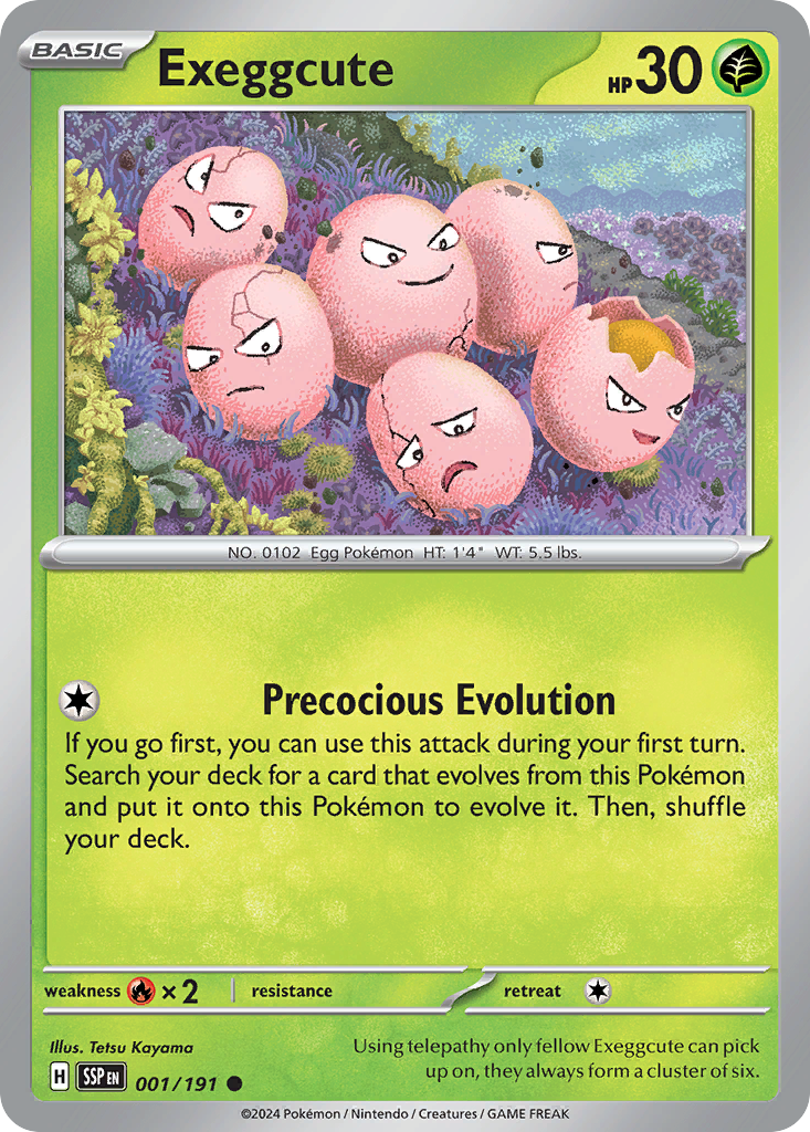 Exeggcute - 001/191 - Surging Sparks