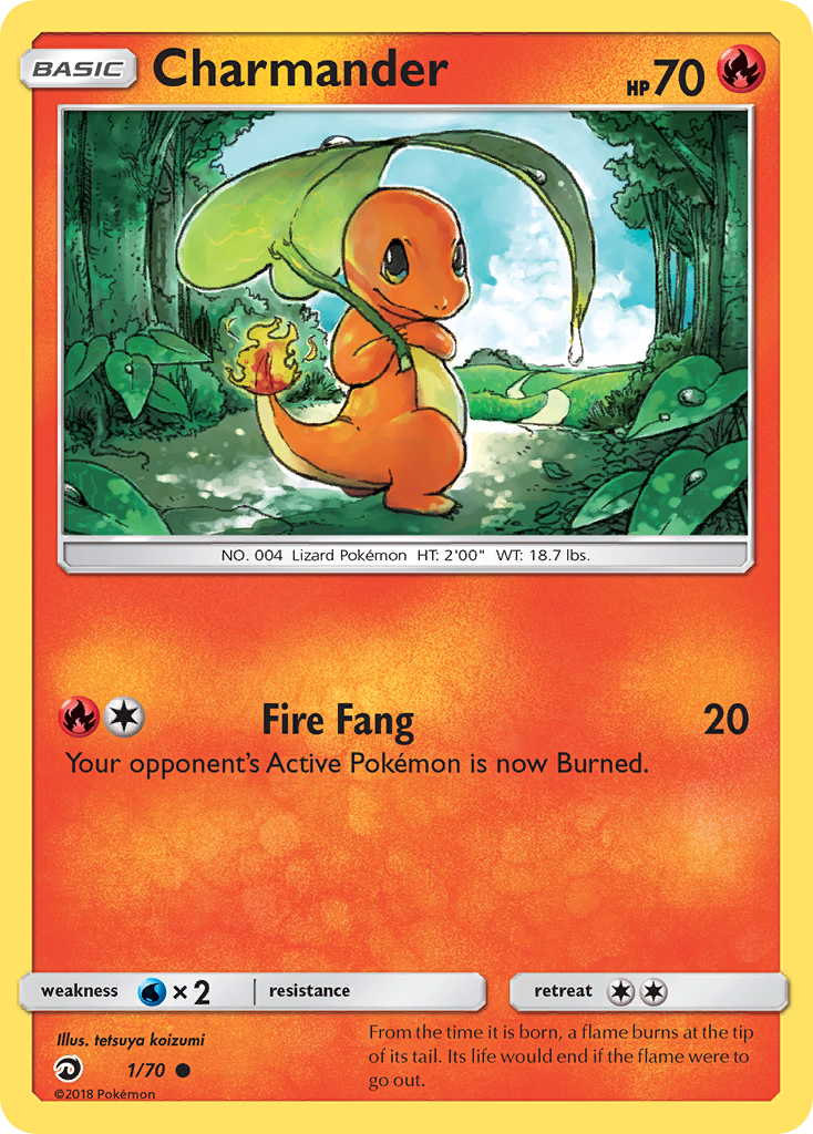 Charmander - 01/70 - Dragon Majesty