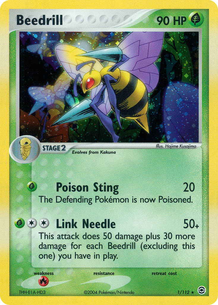 Beedrill - 001/112 - FireRed & LeafGreen