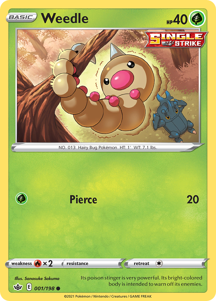 Weedle - 001/198 - Chilling Reign