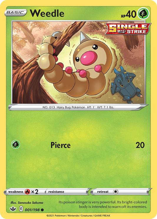 Weedle - 001/198 - Chilling Reign