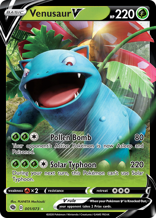 Venusaur V - 01/73 - Champion's Path