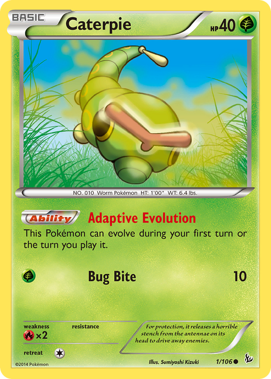 Caterpie - 001/106 - Flashfire