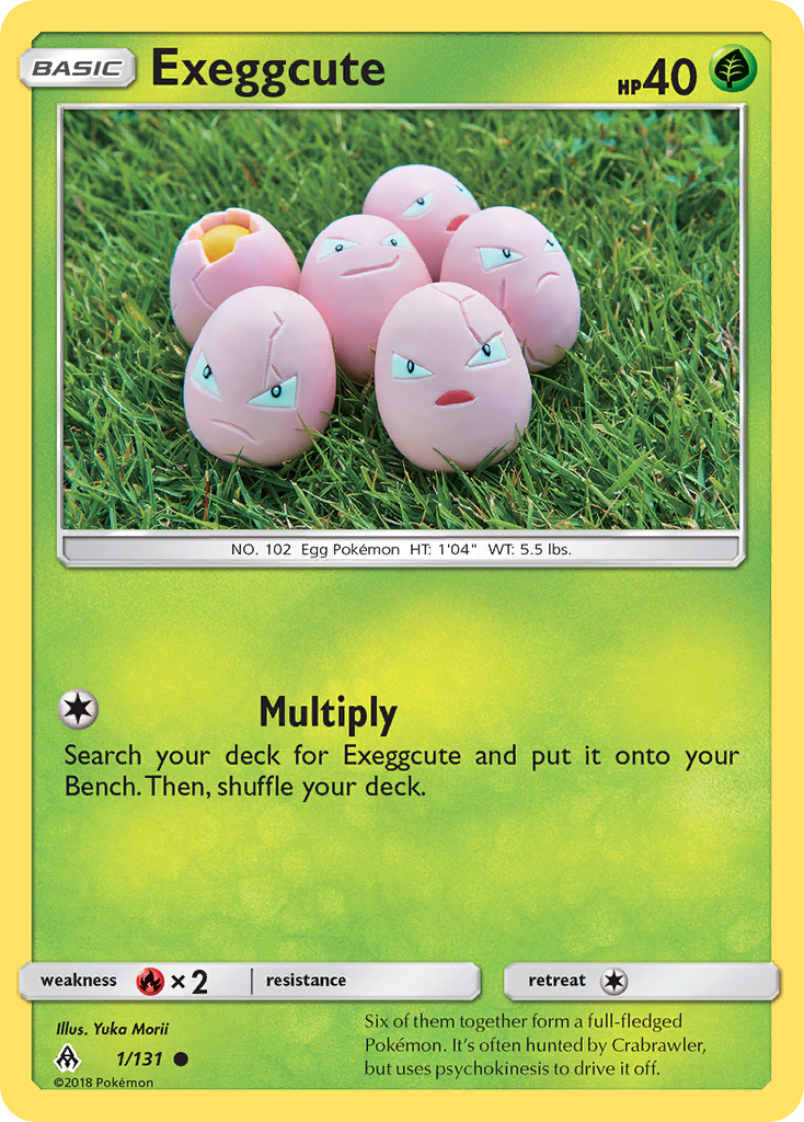 Exeggcute - 001/131 - Forbidden Light