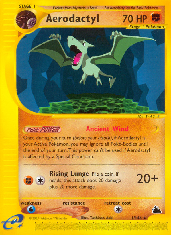 Aerodactyl - 001/144 - Skyridge