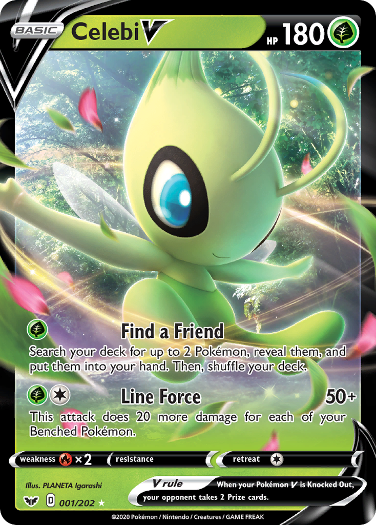 Celebi V - 001/202 - Sword & Shield