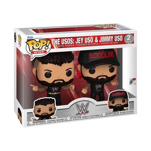 WWE The Usos: Jey Uso and Jimmy Uso Funko Pop! Vinyl Figure 2-Pack