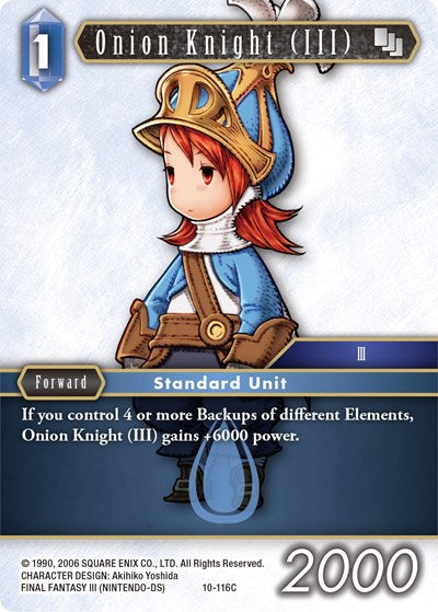 Onion Knight (III) - 10-116C (Refia) - 10-116C - Common - Opus X