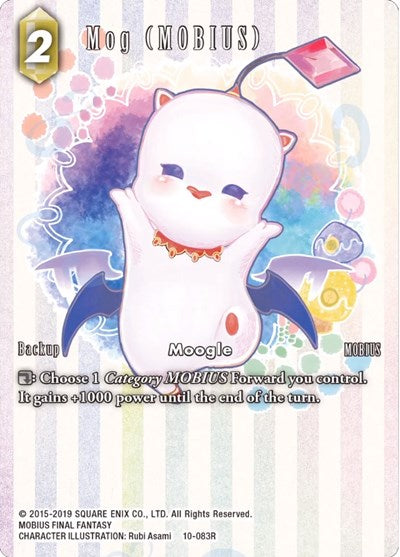 Mog (MOBIUS) - 10-083R - Rare (Full Art) - Opus X
