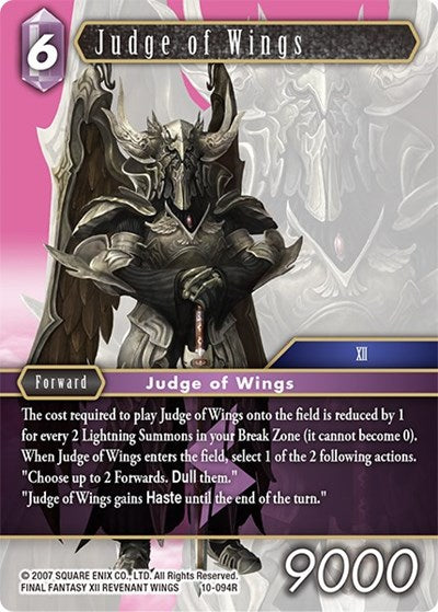 Judge of Wings - 10-094R - Rare - Opus X