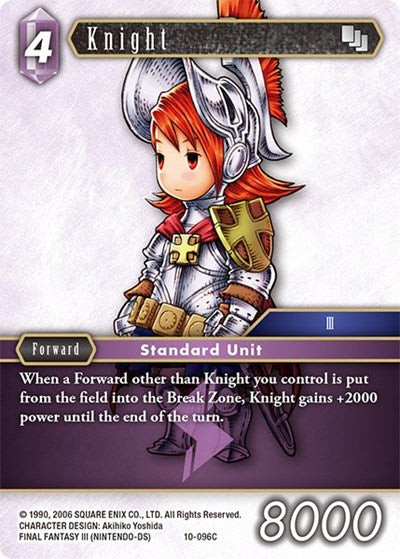 Knight (Refia) - 10-096C - Common - Opus X