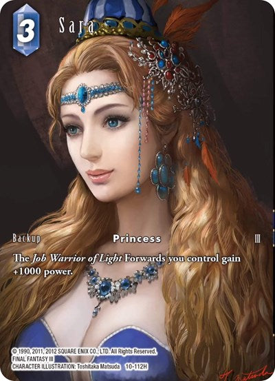 Sara - 10-112H - Hero (Full Art) - Opus X