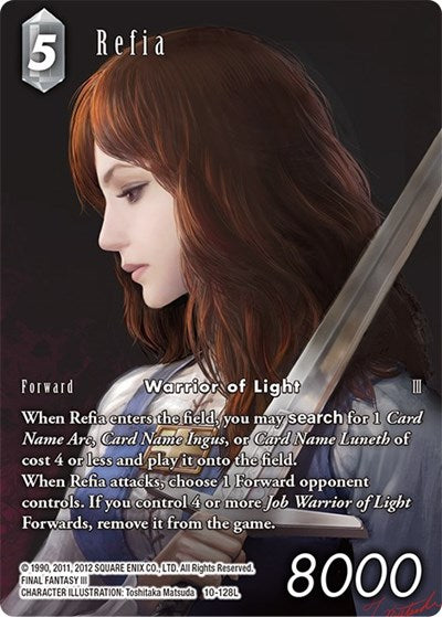 Refia - 10-128L - Legend (Full Art) - Opus X