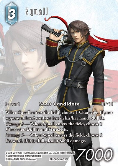 Squall - PR-060/10-033L - Legend - FF: Promo Cards