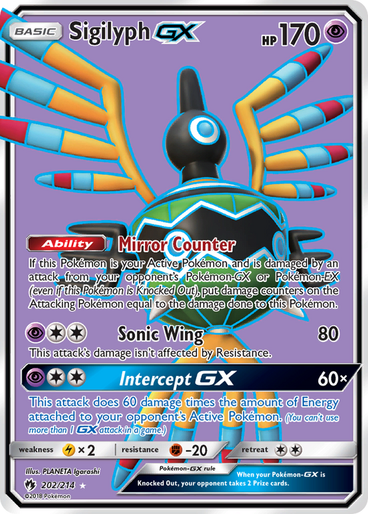 Sigilyph-GX - 202/214 - Lost Thunder