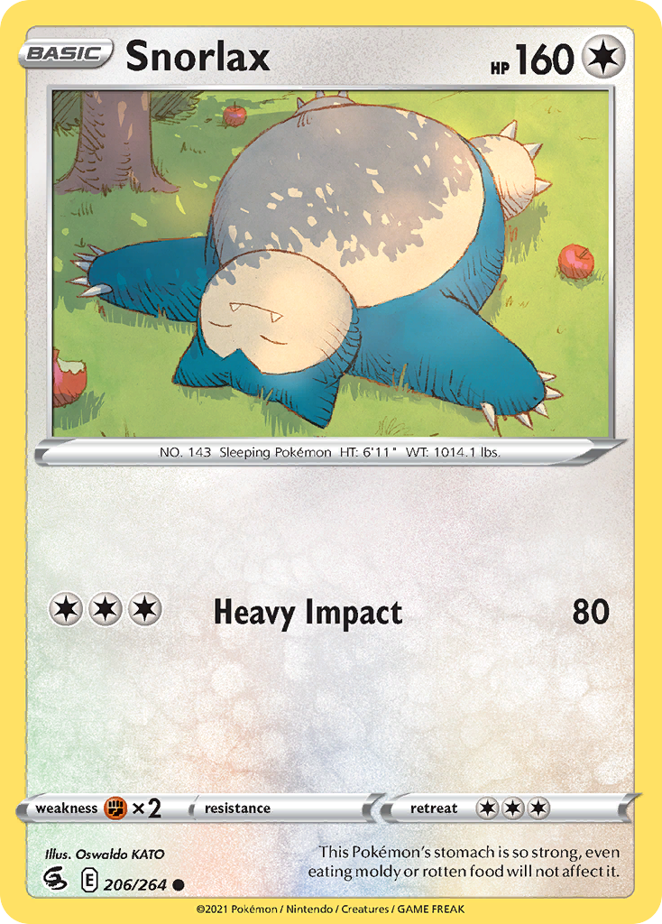 Snorlax - 206/264 - Fusion Strike