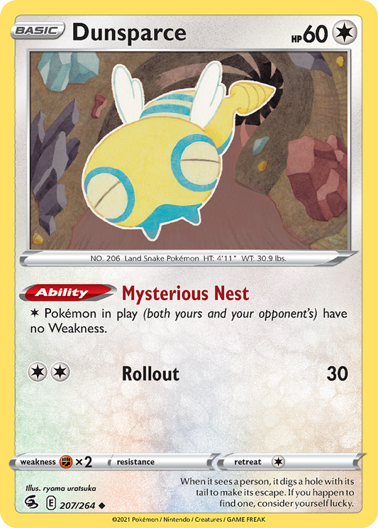 Dunsparce - 207/264 - Fusion Strike