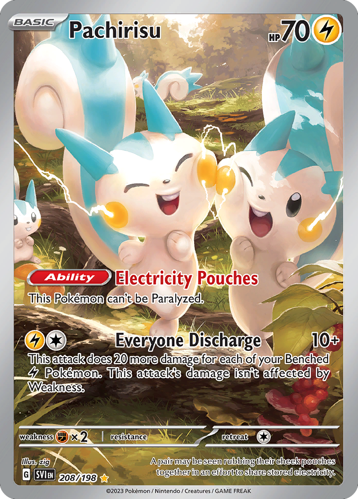 Pachirisu - 208/198 - Scarlet & Violet