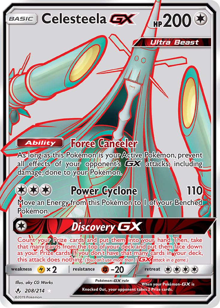 Celesteela-GX - 208/214 - Unbroken Bonds